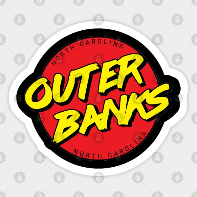 Outer Banks north carolina Sticker by weenoliumco